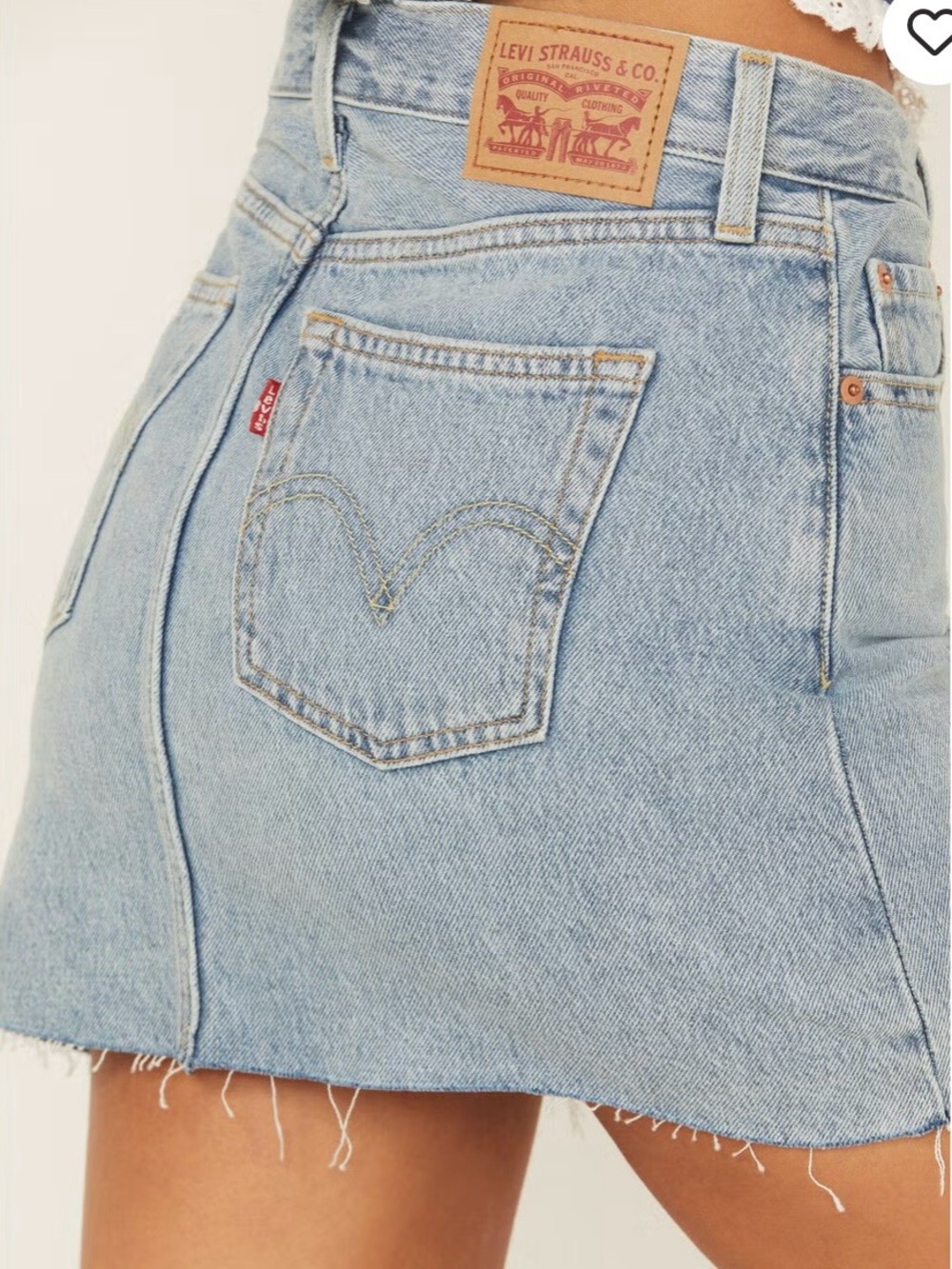 Levi’s Denim Mini Skirt - Picture 9 of 9